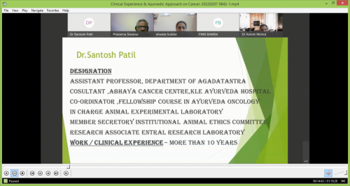 Clinical experience and Ayurvedic approach in Cancer 