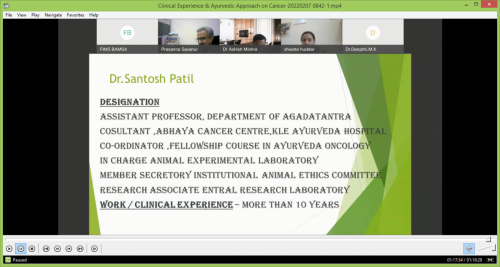 Clinical experience and Ayurvedic approach in Cancer 