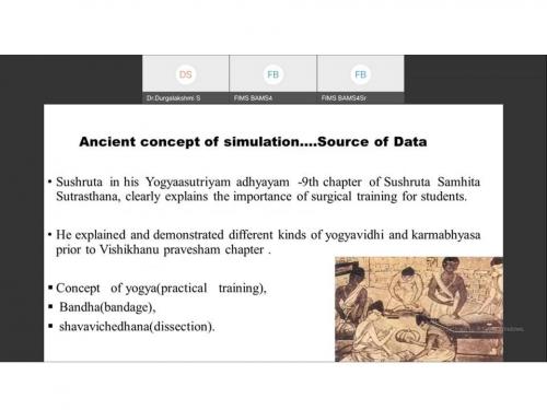 Scope of Simulation in Teaching Case Study and Ayurveda Diagnosis 